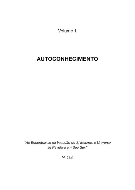 Livro Astral: AUTOCONHECIMENTO
